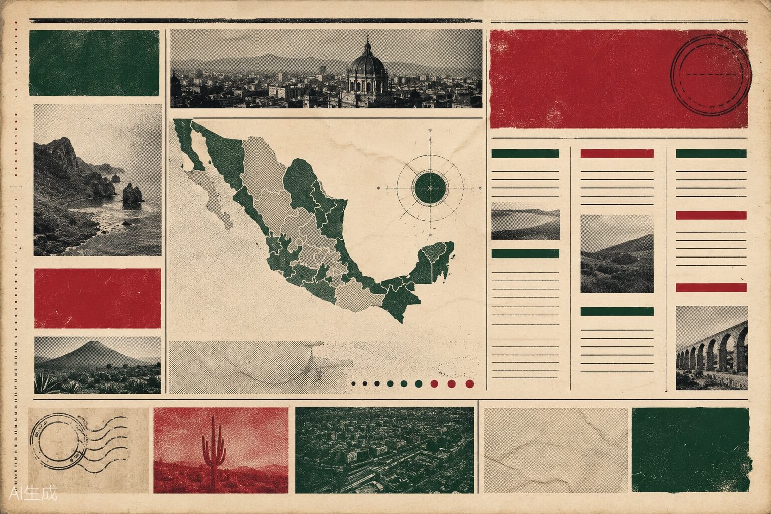 Collage de cobertura nacional