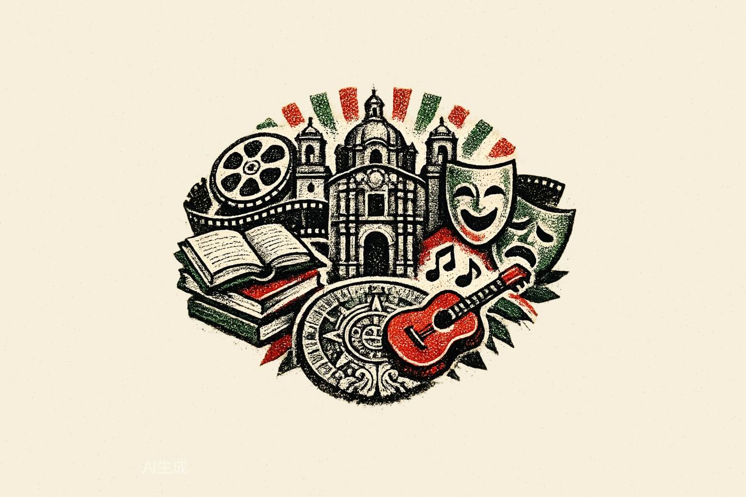 Ilustración de cultura y educación