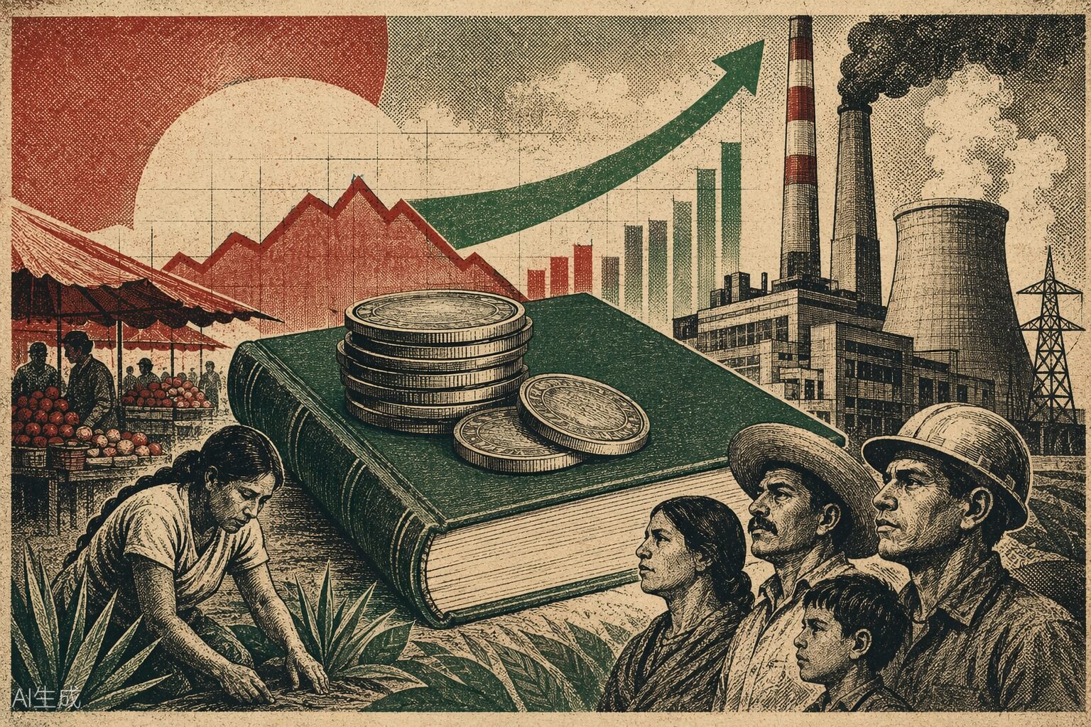 Ilustración de economía y finanzas públicas