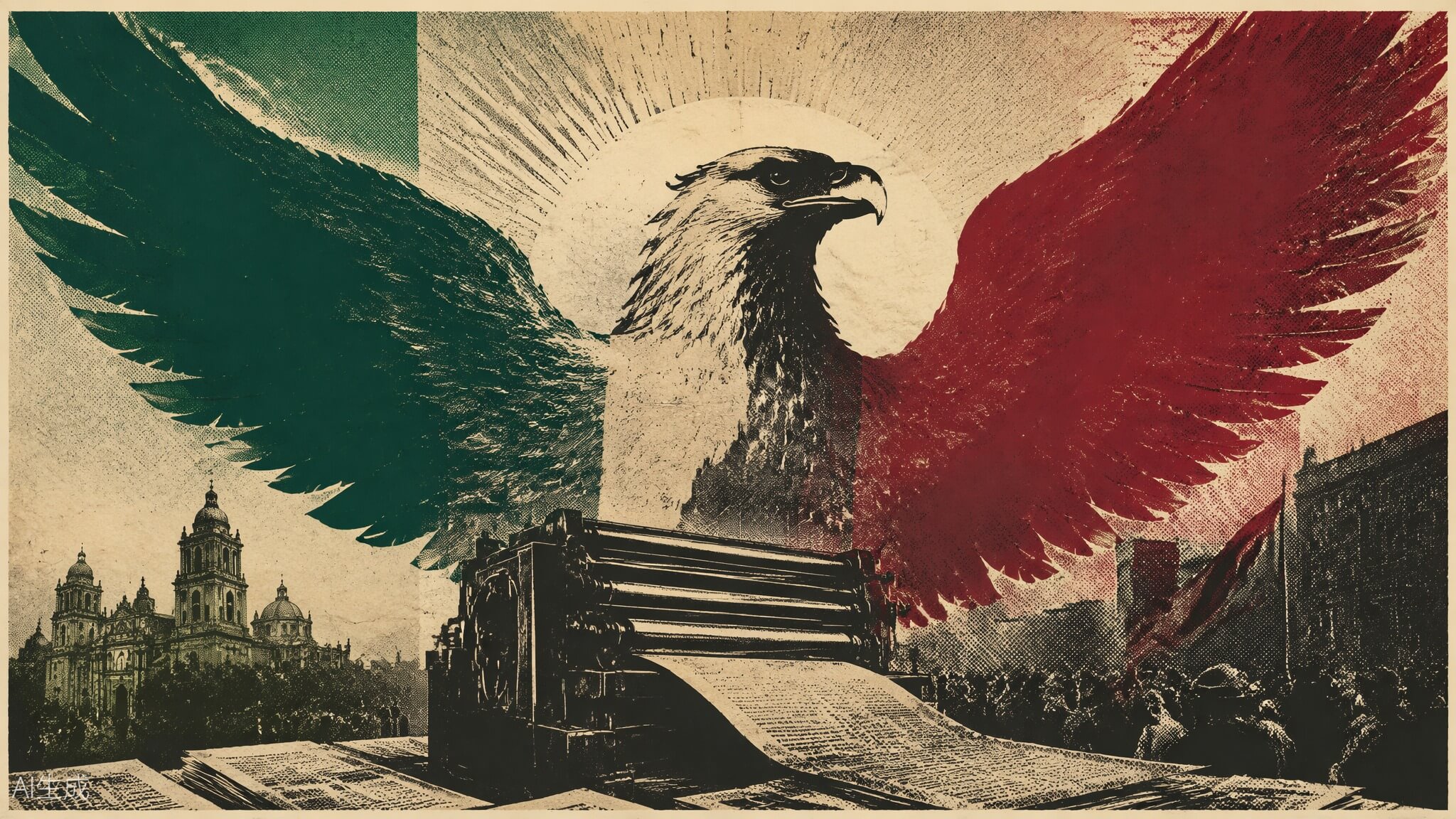 Portada retro de México Hoy Noticias